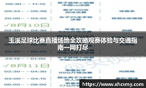 玉溪足球比赛直播场地全攻略观赛体验与交通指南一网打尽