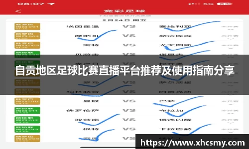 自贡地区足球比赛直播平台推荐及使用指南分享